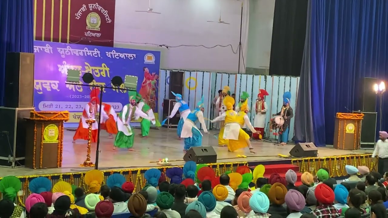 Bhangra mata gujri college fatehgarh sahib interzone 2023