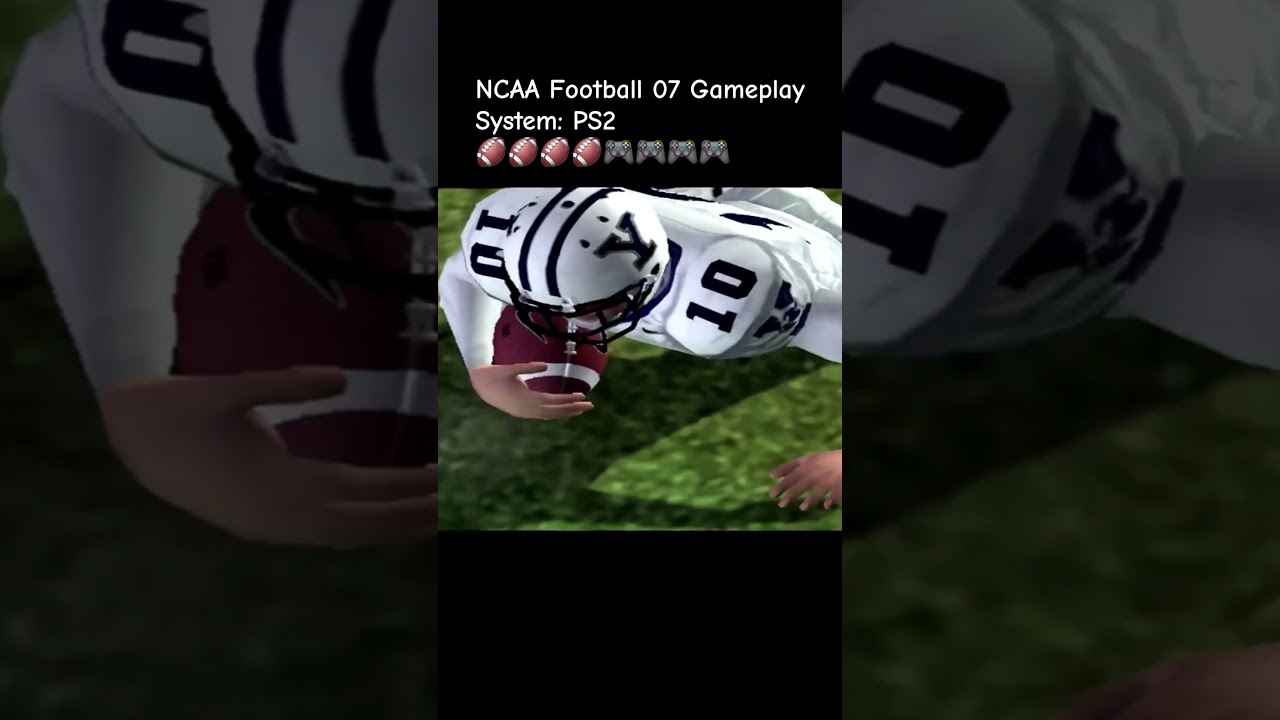 NCAA FOOTBALL 07 GAMEPLAY #ncaafootball07 #gameplayshorts #midwestsworld #retrogaming #ps2 #football