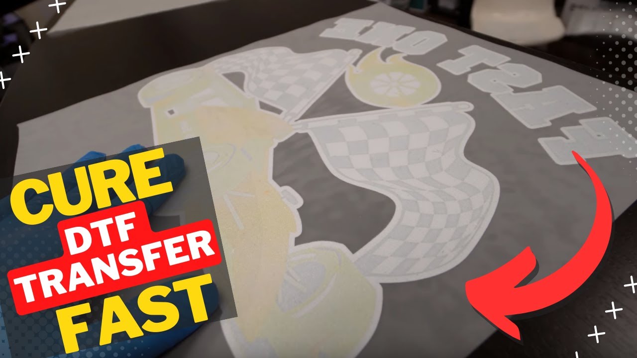 How To Cure DTF TRANSFERS without oven -FAST -(its not what you think) - KING PRINT
