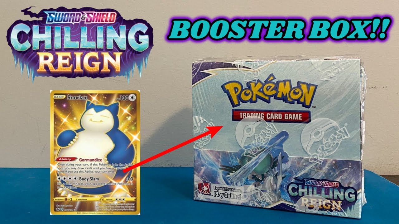 IT'S BEEN 3 YEARS and I still need the GOLD SNORLAX!! (Chilling Reign Booster Box Opening)
