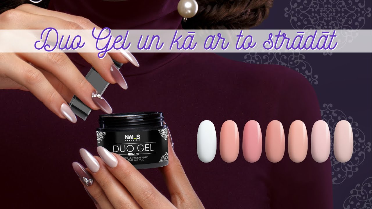 Kā modelēt nagus praktiski BEZ VĪLĒŠANAS (darbs ar DUO GEL)?