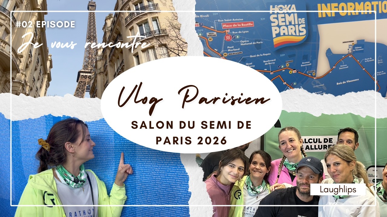 ⌜VLOG PARISIEN⌝ JE VOUS RENCONTRE : Salon du semi de paris 2026 plus balade @RunMotion Coach  🤗♥️