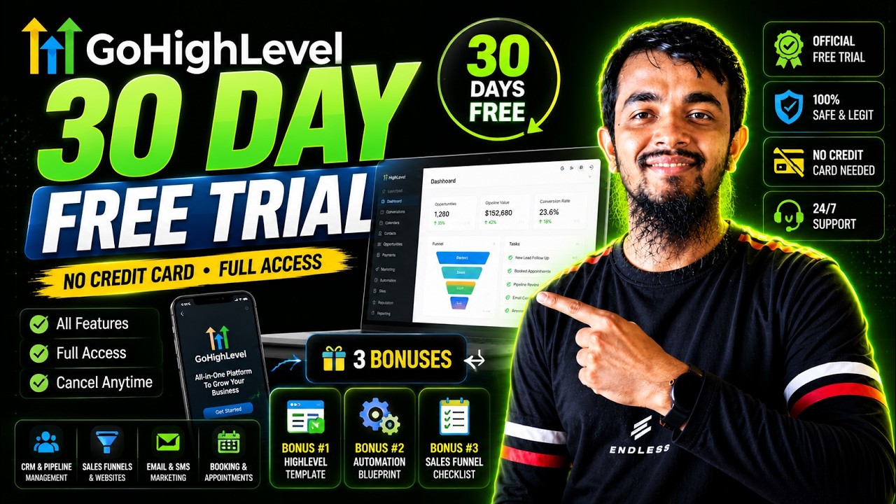 GoHighLevel 30 Day Trial ✅ GHL 30 Day Free Trial