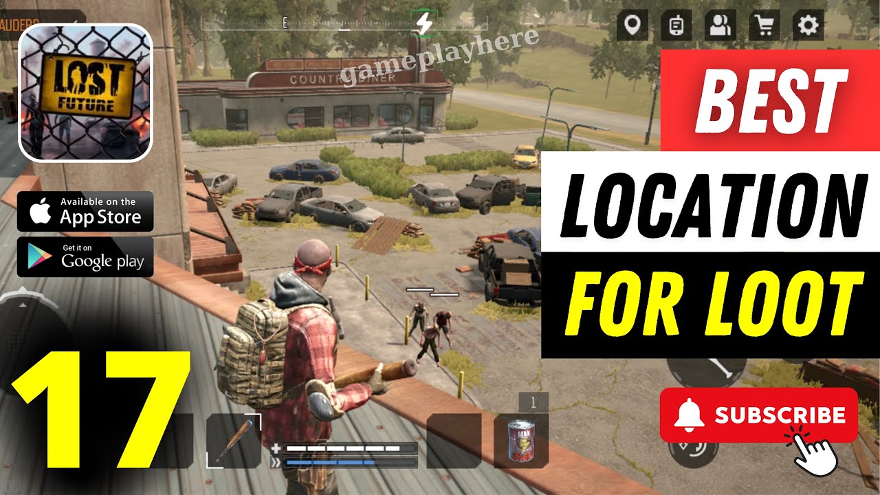 Lost Future Gameplay | Best Location for Loot | Easy Guide - Part 17 (Android/iOS)