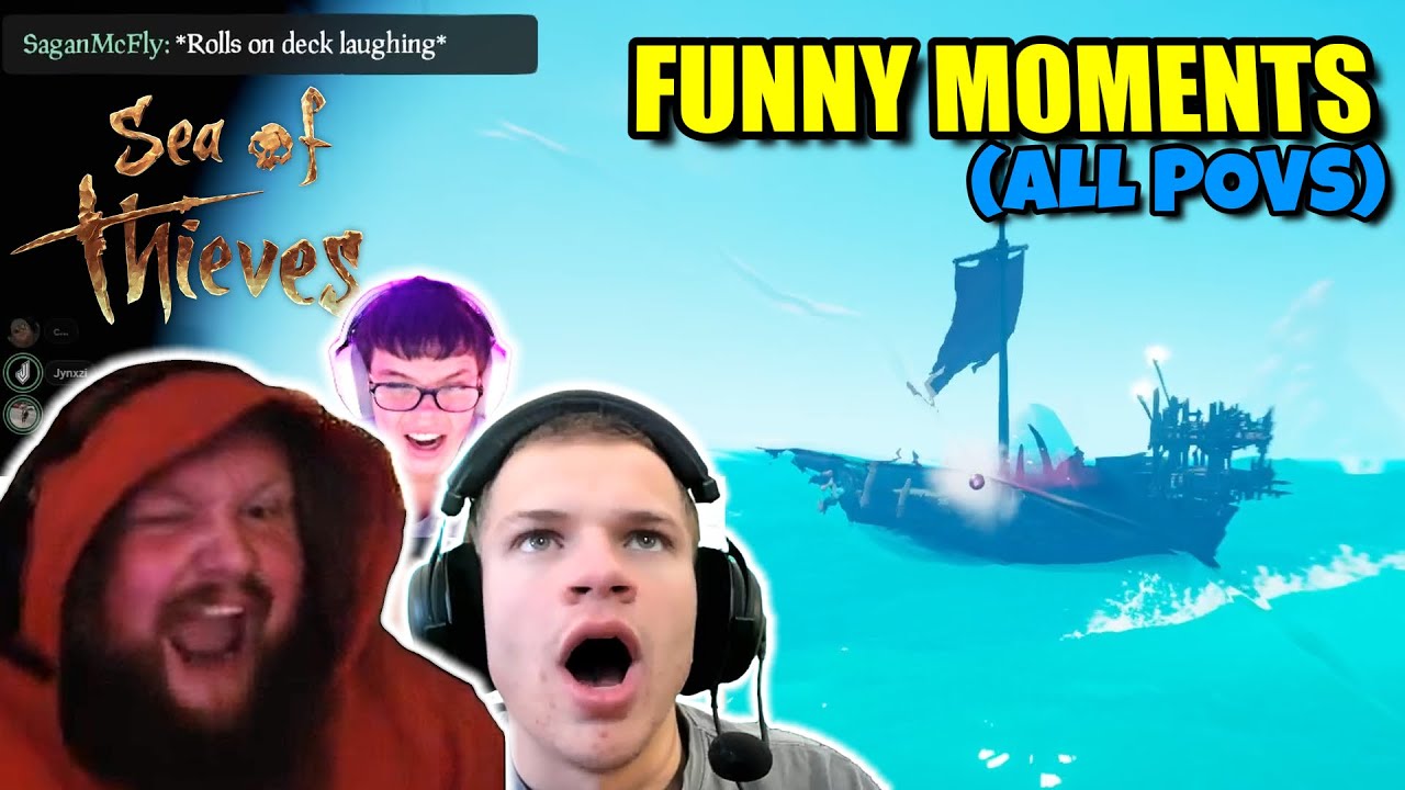 Best of CaseOh, Jynxzi, & Sketch Sea Of Thieves! (FUNNY MOMENTS)