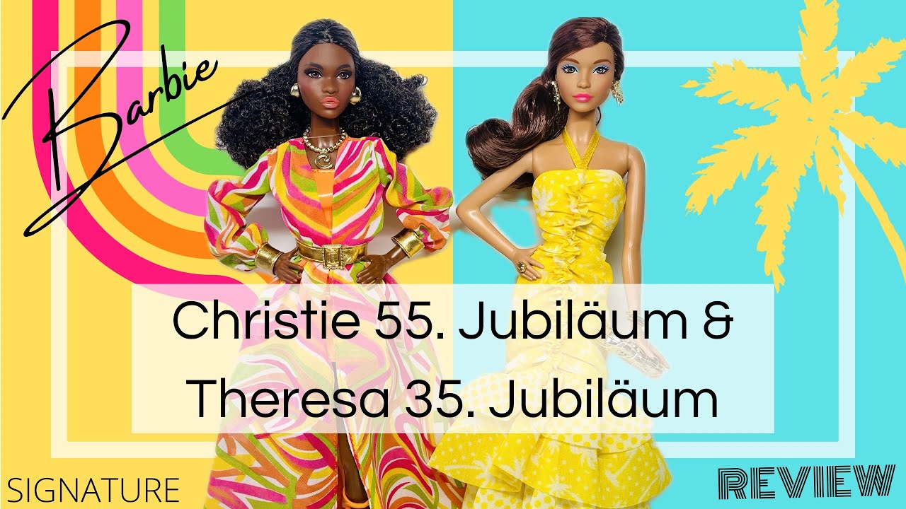 Barbie Signatur Christie 55. Jubiläum & Theresa 35. Jubiläum Puppen Review German/Deutsch