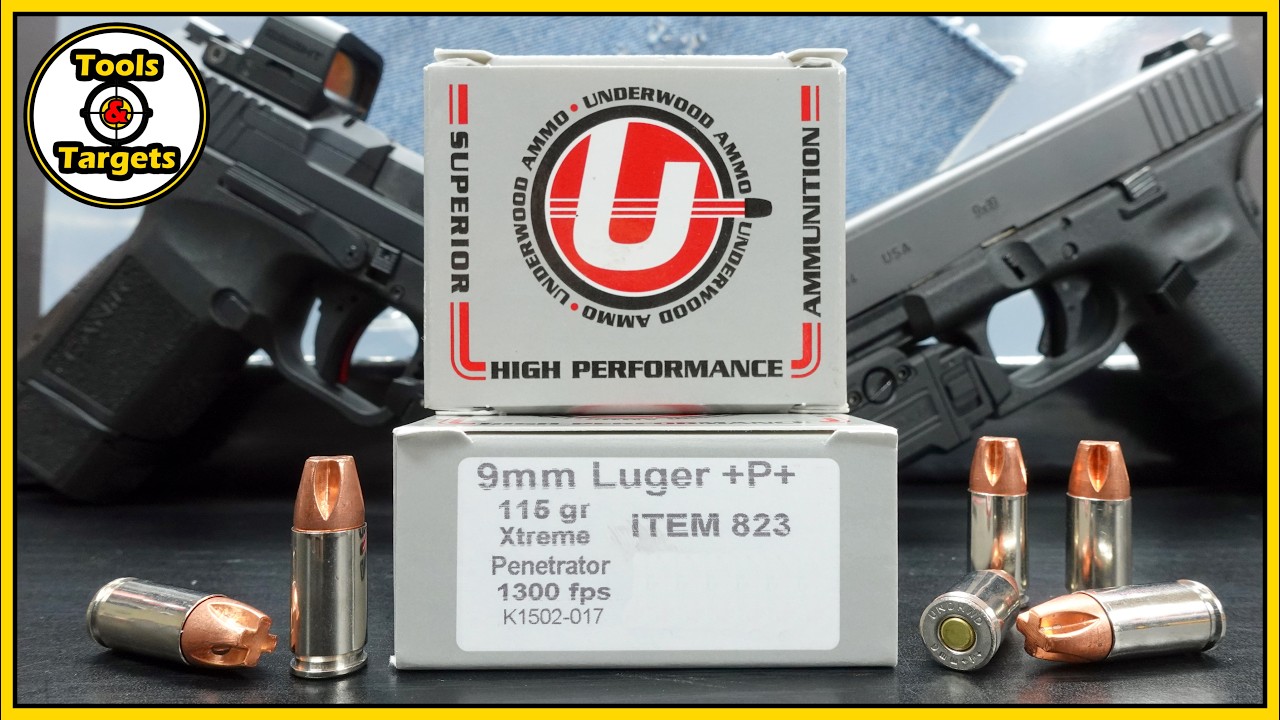 The Name Says It All!...9MM +P+ 115 Grain Xtreme Penetrator Self-Defense AMMO Ballistic Gel Test!