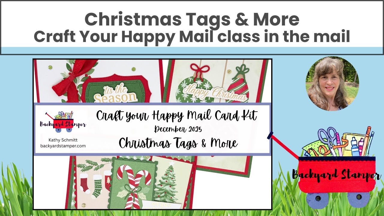 Christmas Tags & More Card in the Mail Kit - NO Stamping!!
