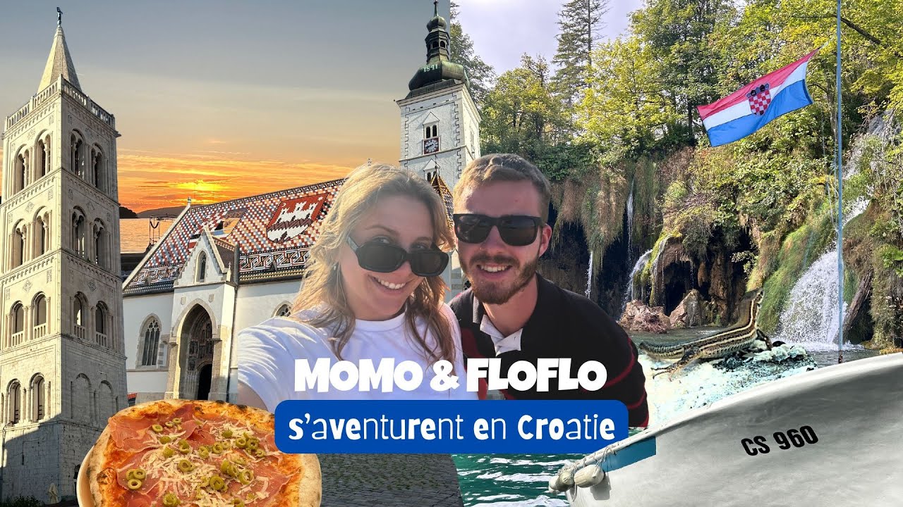 Momo et Floflo s’aventurent en Croatie 🌊☀️🍕