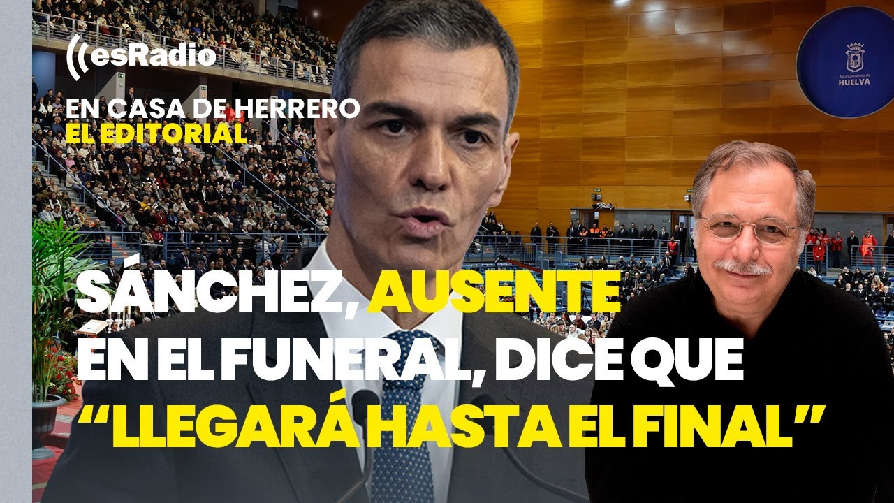 Sánchez, ausente en el funeral, dice ahora que llegará 