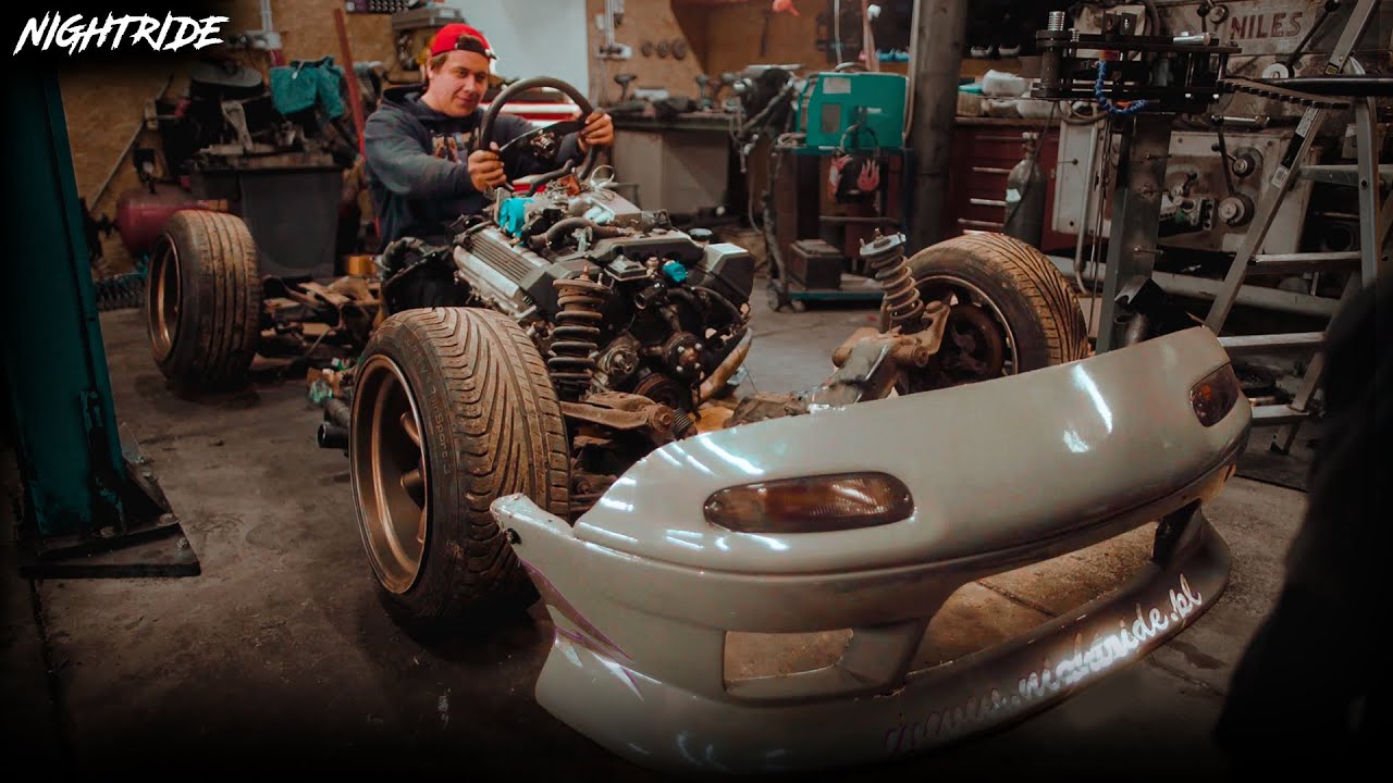My 1uz V8 MIATA build Part 4 | NIGHTRIDE 4K