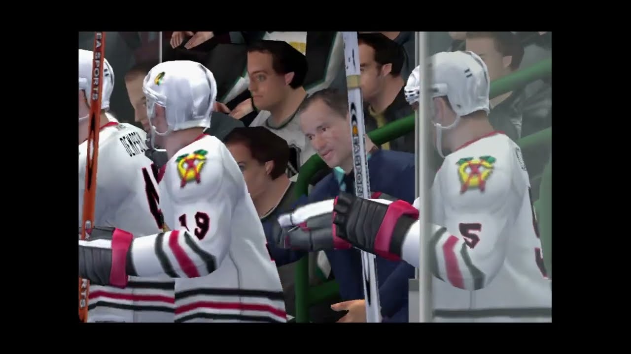NHL 2004 Playoff Mode - Chicago Blackhawks @ Dallas Stars (Round 1 Game 2)
