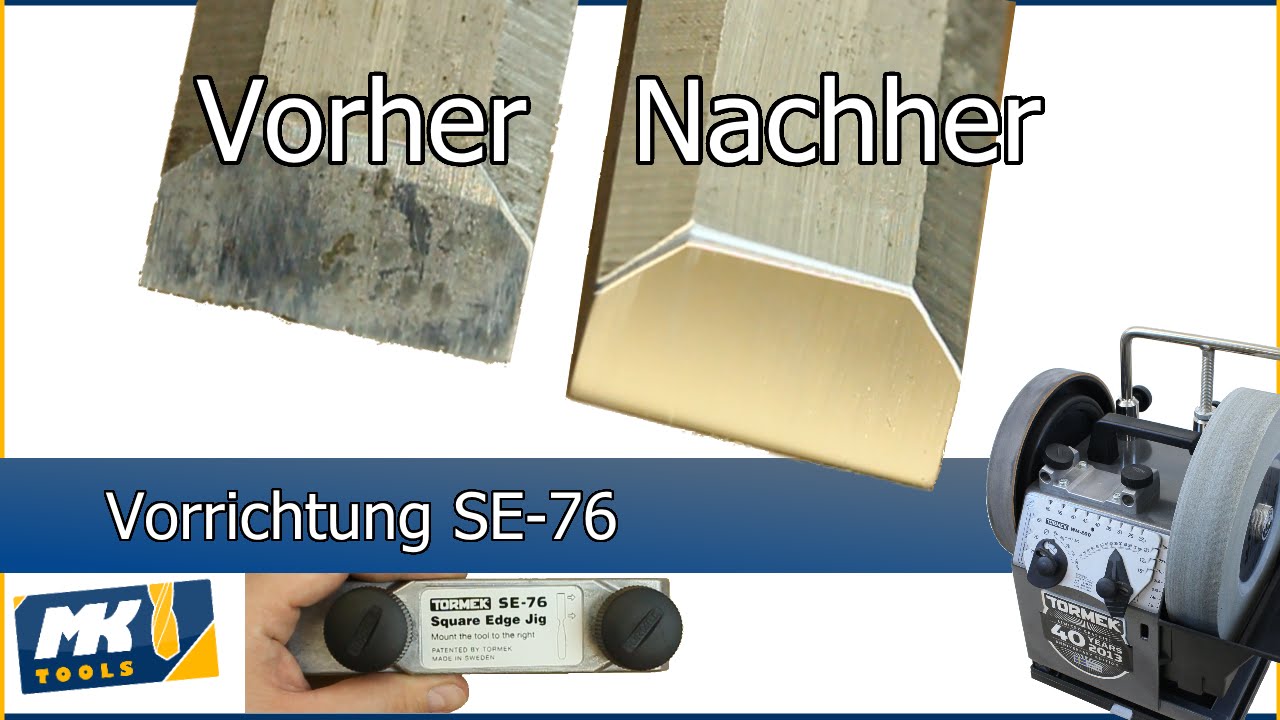✔ Tormek - Vorrichtung SE-76 - Rasiermesser scharfe Beitel usw. [HD/60fps]