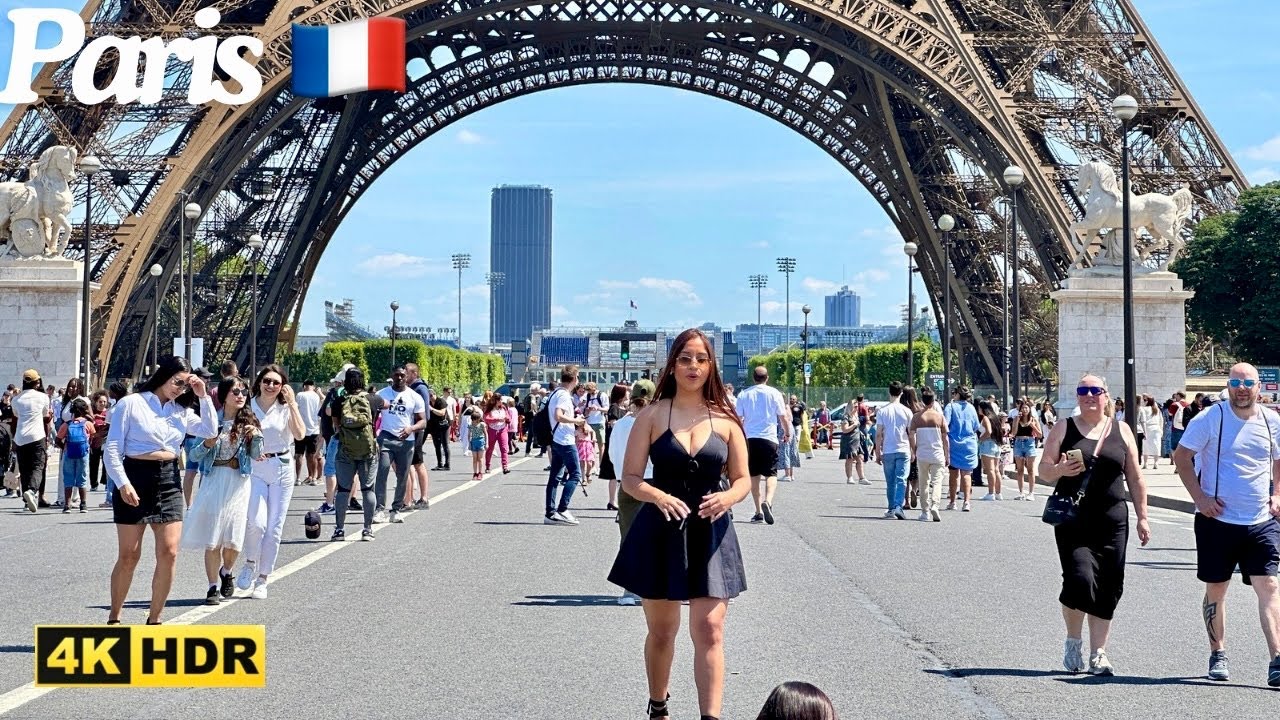 23 June 2024 France 🇫🇷 Paris best destination summer tour | Paris summer starting 4K HDR video.
