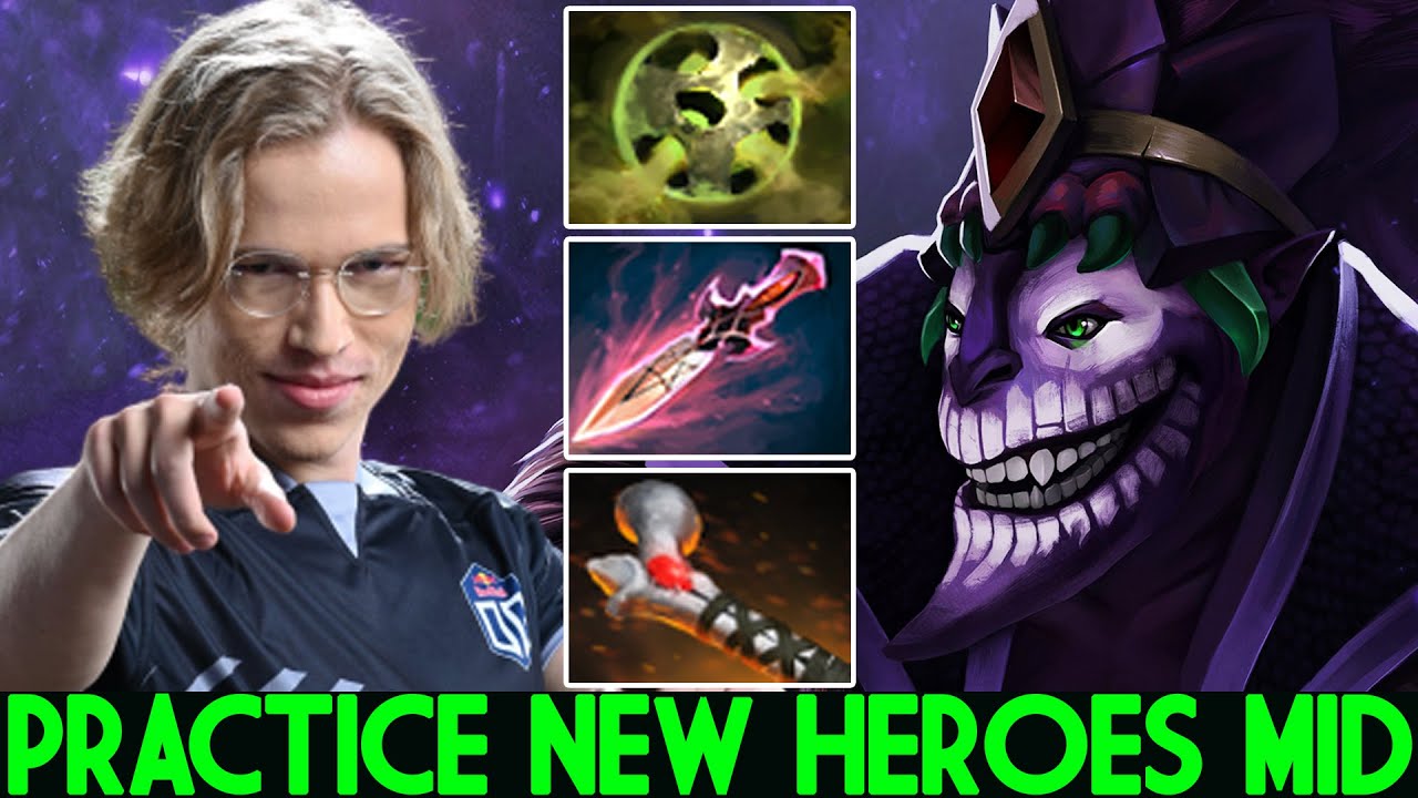 TOPSON [Dazzle] Practice New Heroes Mid with New Items Dota 2