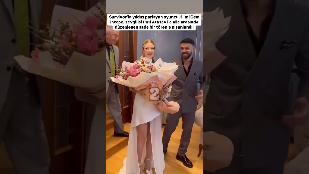 #survivor ile yıldızı parlayan  #hilmicem sevgilisi #pırılatasev ile sade bir t&ouml;renle nişanlandı💐🧿