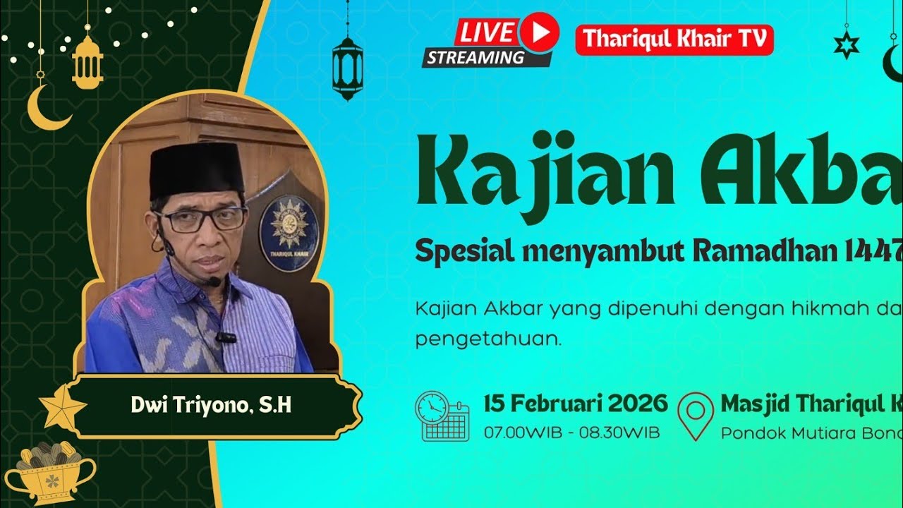 Kajian Menyambut Ramahan di Masjid Thariqul Khair PCM Wagir Kabupaten Malang