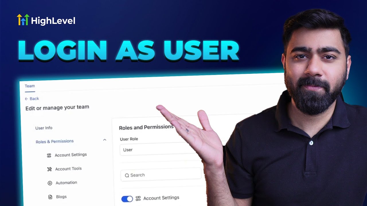 Login as User (Agency Admin Only)