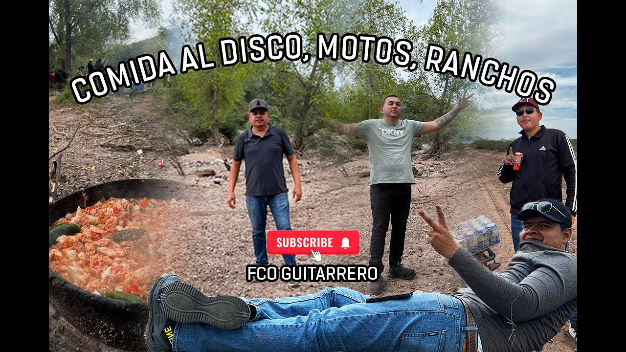 Nos fuimos al ranchito de Abachapas sobre una manta con camarones al disco