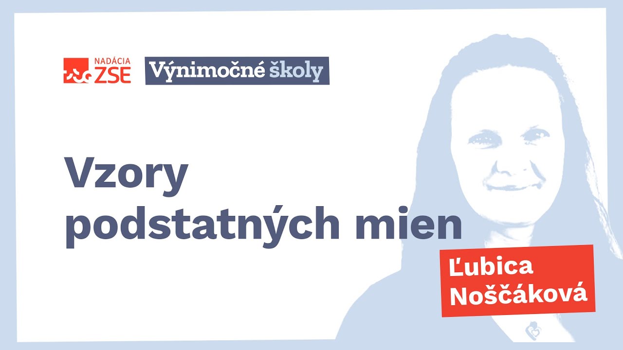 Vzory podstatných mien (Ľubica Noščáková)
