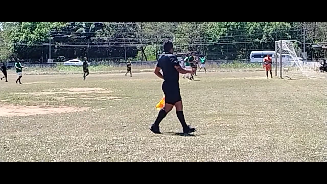 Primer tiempo SANTA CRUZ VS 15 DE MARZO, CANCHA DE CHIRIQUÍ, 8 FEBRERO 2026 