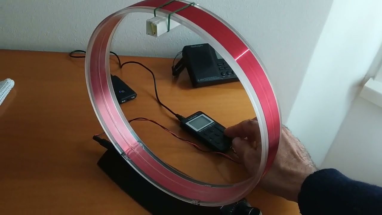 Testing 3 ways to connect the Tecsun loop antenna AN-100 to a DSP radio