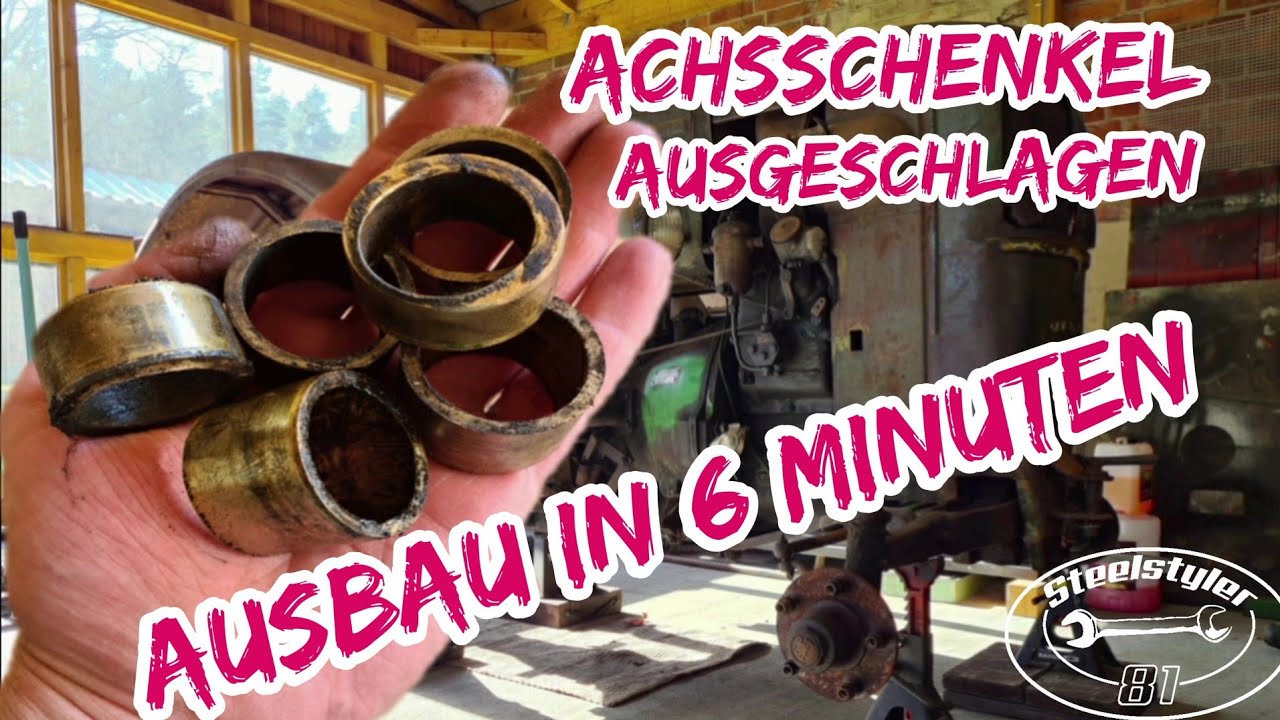 Achsschenkel am Trecker ausgeschlagen - Ausbau in 6 Minuten | Deutz Oldtimer | F1l 514 |