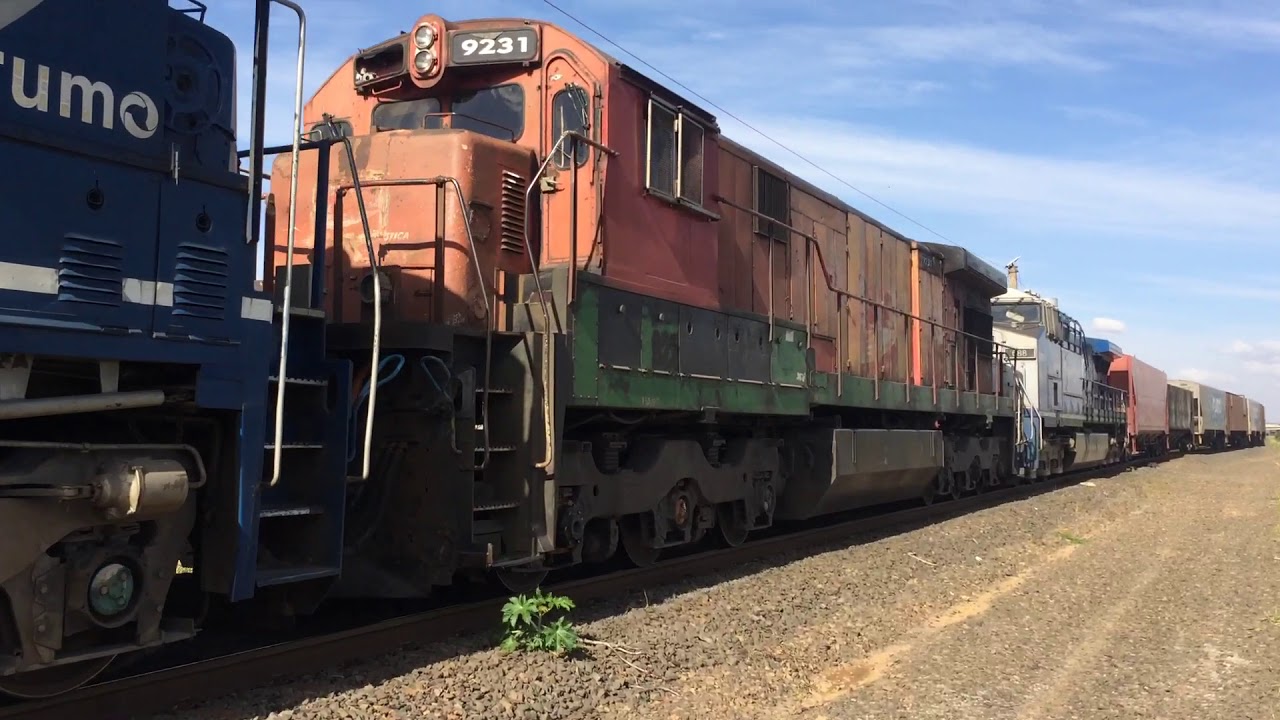Trem vazio X05 partindo de Zrx 2 #trains #train #of #railways #trainspotting #nerds #railwaysbrazil
