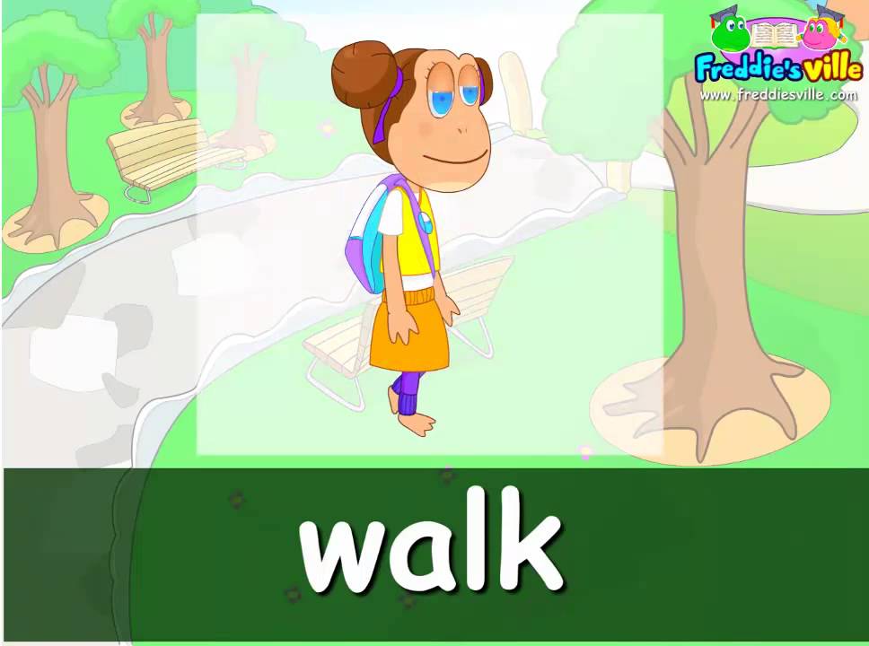 Actions Verbs Present Simple, English Lessons for Kids, ESL