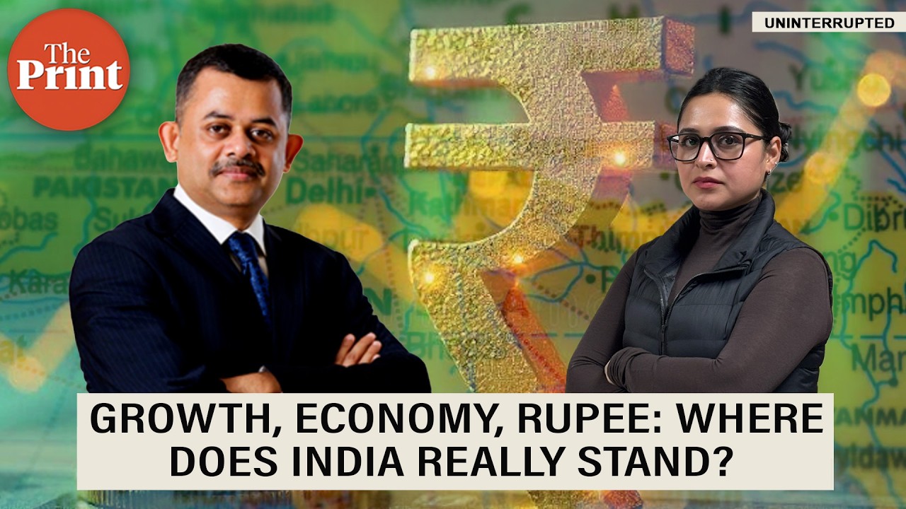 7.6% growth, record FPI outflows, rupee at record low - Neelkanth Mishra explains where India stands