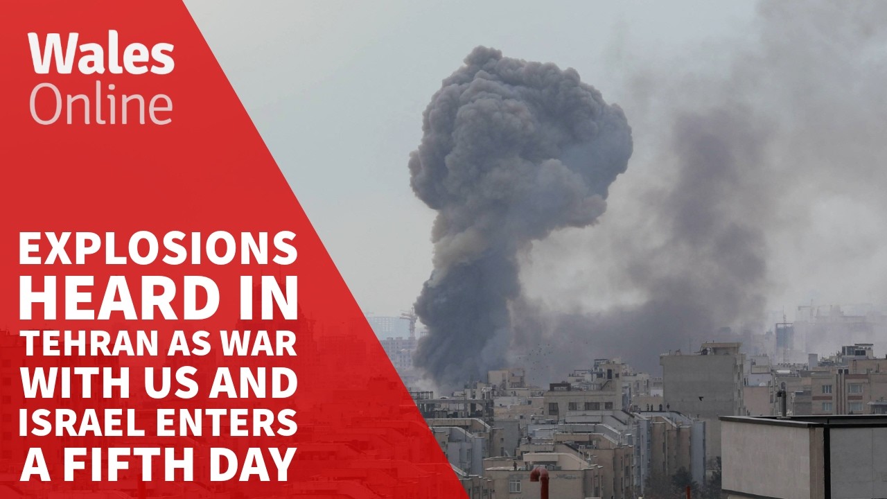 Explosions heard in Tehran as war with US and Israel enters a fifth day