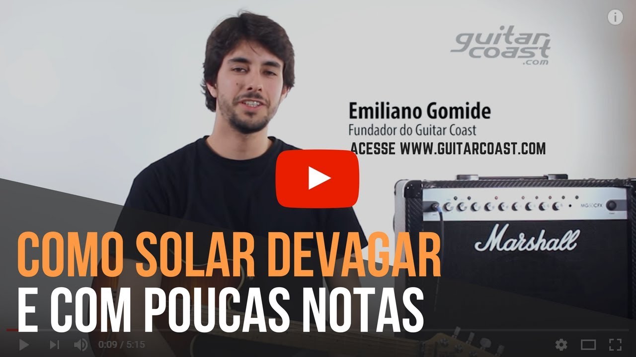 Como Solar Devagar e com Poucas Notas