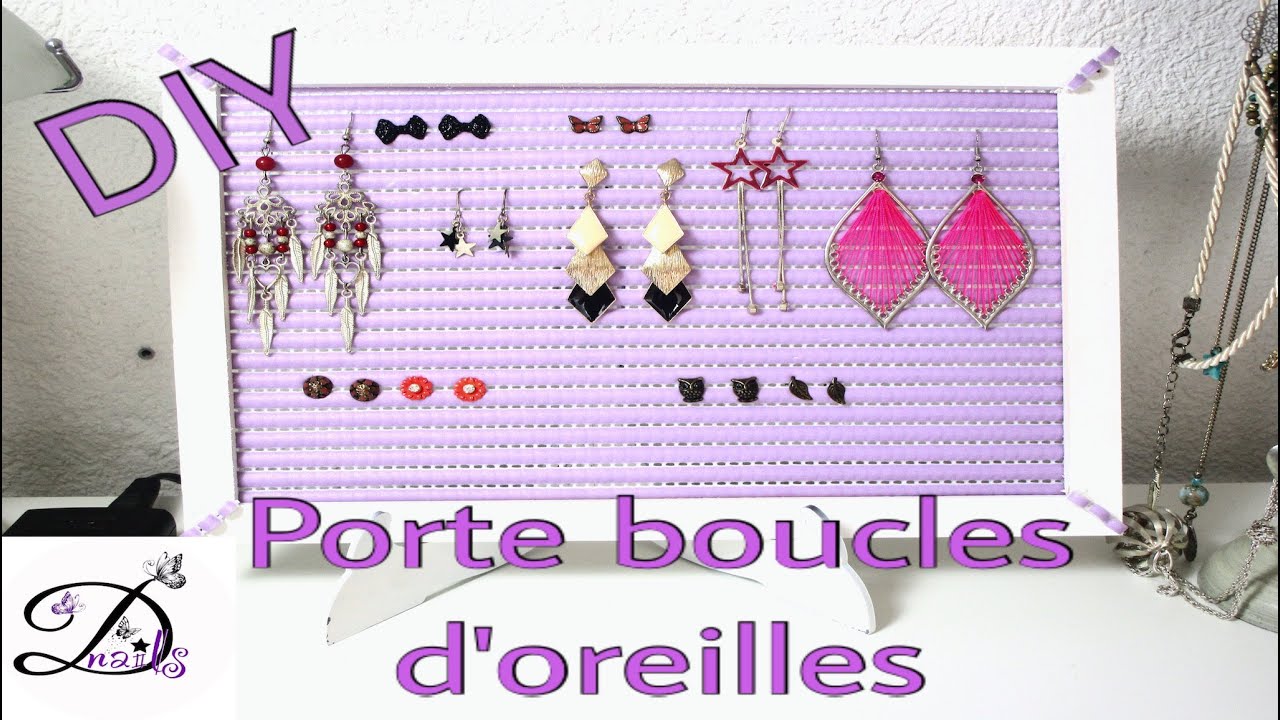 DIY Porte boucles d'oreilles