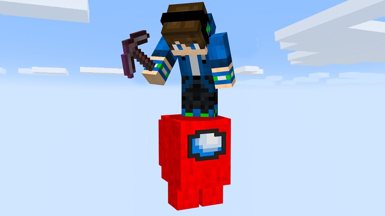 Minecraft, But It&rsquo;s Only 1 SUS Block&hellip;