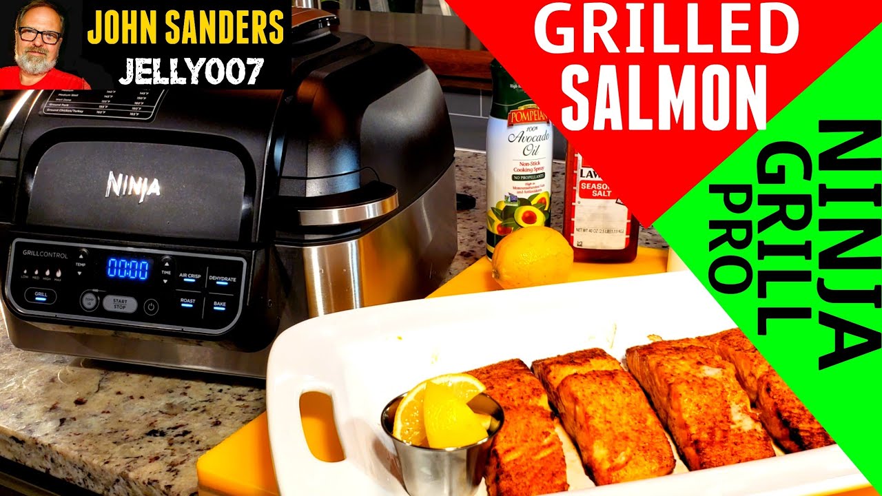 GRILLED SALMON INDOORS | NINJA FOODI PRO GRILL with SMART PROBE