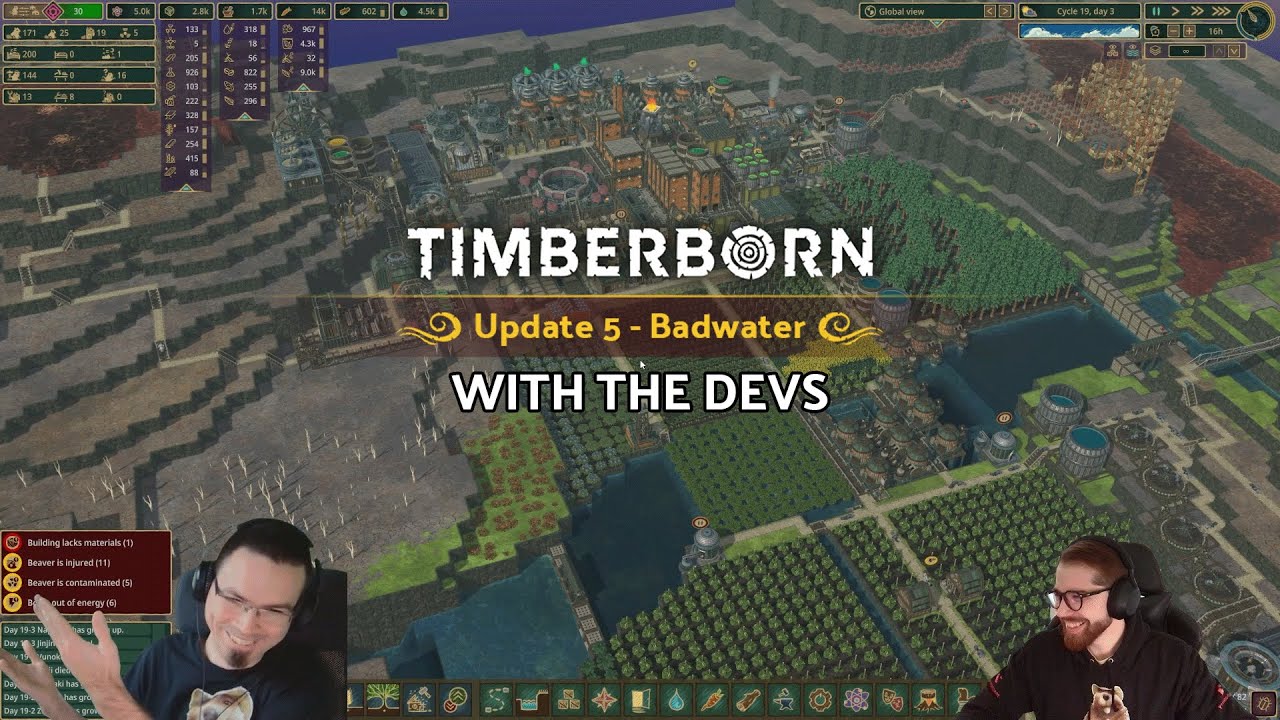 Timberborn Update 5 - Badwater with the devs