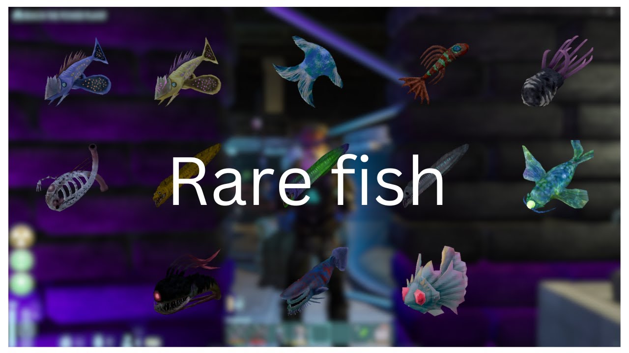 How to catch EVERY RARE FISH in Abiotic factor quickly
