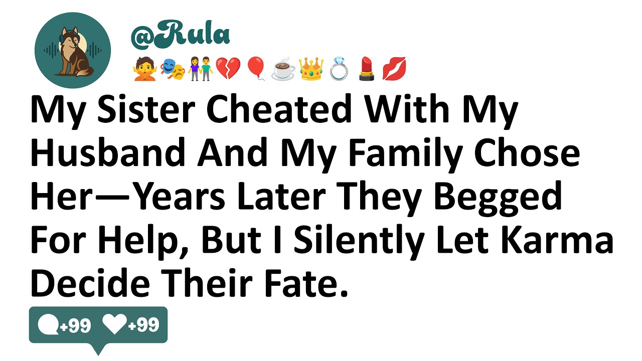 My Sister Cheated With My Husband And My Family Chose Her—Years Later They Begged For Help, But I...