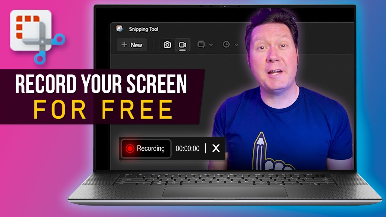 How to Record a Video of Your Screen for Free - Windows 11 Snipping Tool