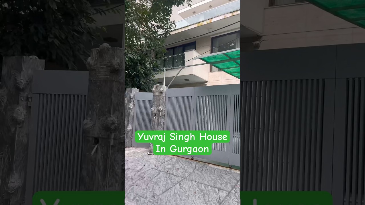 Yuvraj Singh House in Gurgaon | Full Video Link Below