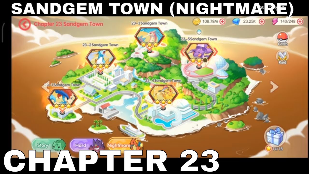 CHAPTER 23 | SANDGEM TOWN (NIGHTMARE) ► Pocket Incoming