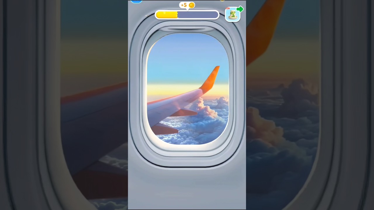 Relaxing Satisfying ASMR✨ Calming Sound and Video 🪟 Airplane Window Cleaning