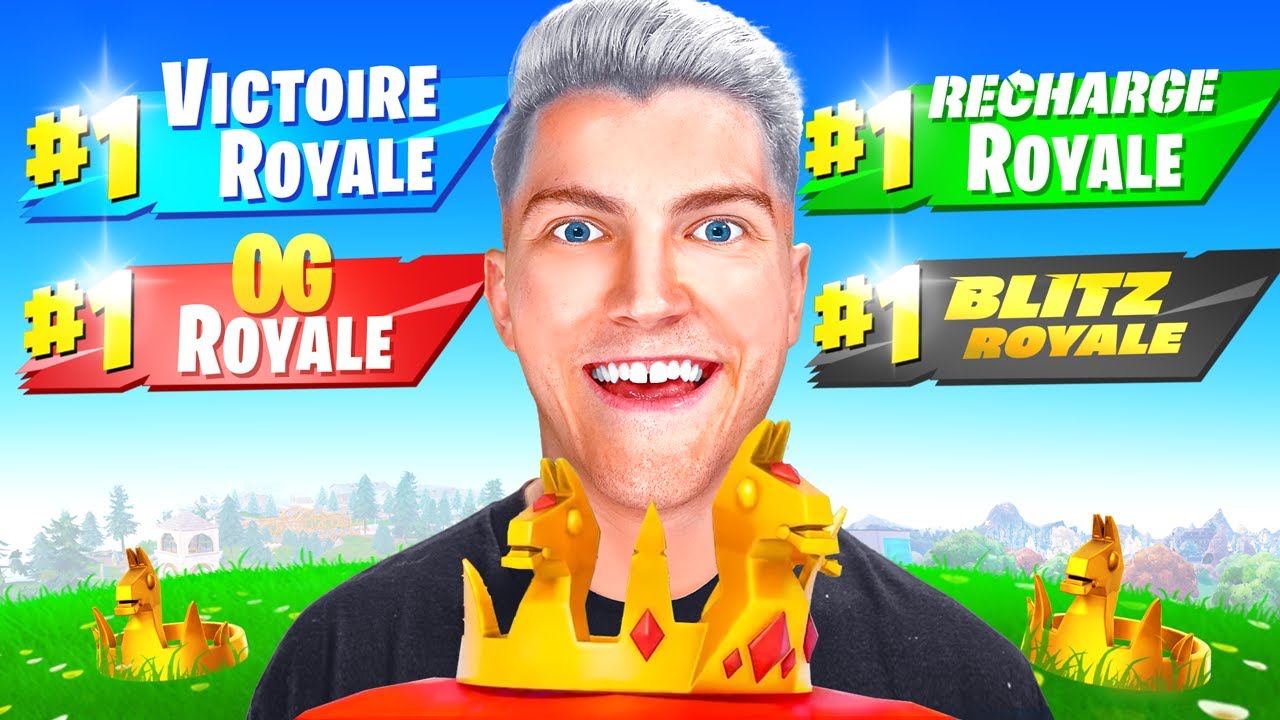 Faire TOP 1 dans TOUS les modes Fortnite D'AFFIL&Eacute;E !
