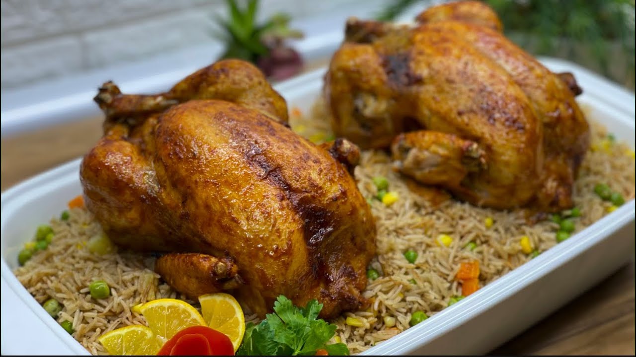 دجاج محشي على طريقتي و بدون زفر و مع الذ تتبيلة 😋