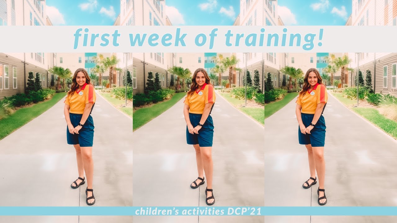 children's activities - first week of training!!! | DCP 2021