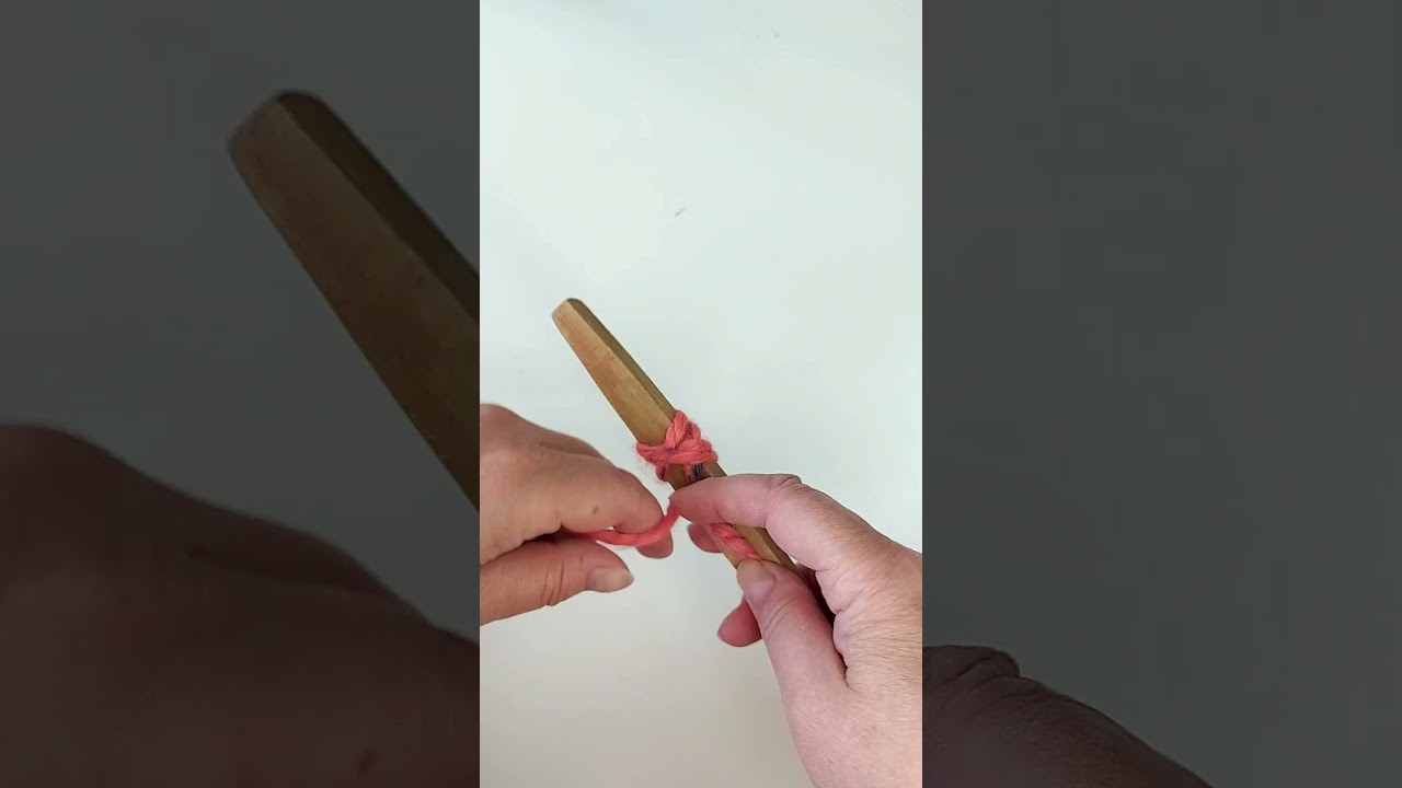 The Absolute Best way to wind yarn without tools