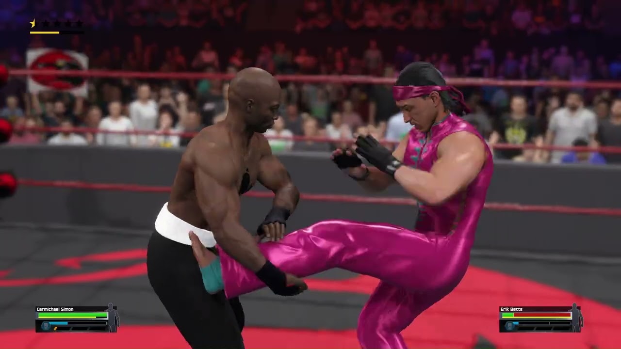 WWE 2K25:  WMAC:  Season 2: Episode 223:  Fight 1:  Kid Carmichael v Panther