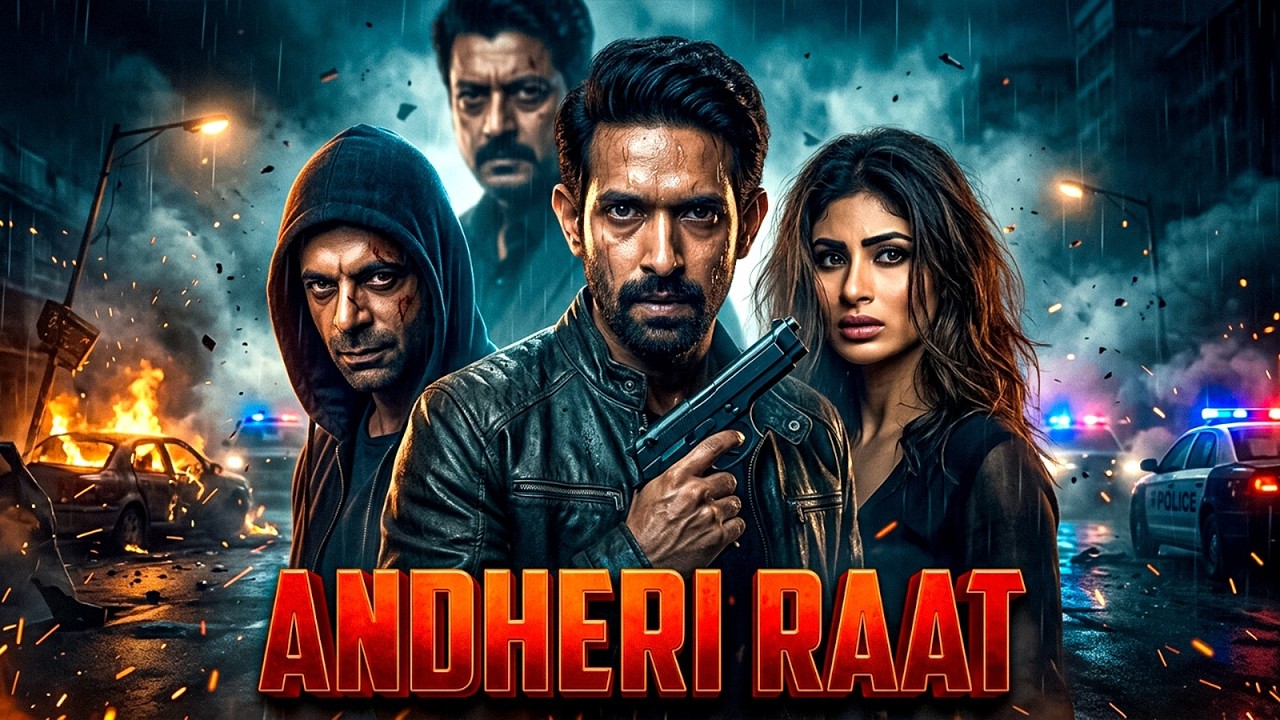 ANDHERI RAAT Full Movie Hindi Dubbed | Vikrant Massey | Mouni Roy | Crime Comedy Thriller Movie