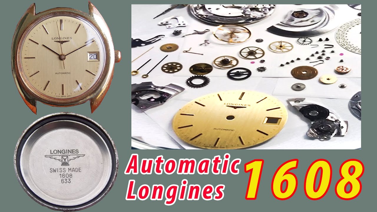 Restoration Automatic Longines ref. 1608 -  Gold Filled 18K