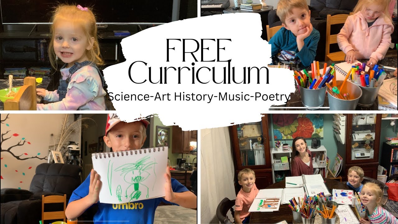 FREE curriculum || One Week of Under the Home || Science || Music || Art History || Poetry